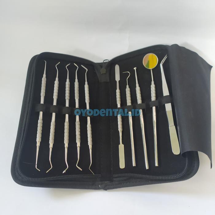 dental kit instrument / instrumen diagnostik set / dental diagnostic