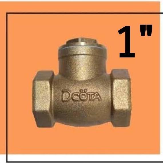 Check valve 1 inch Kuningan Swing check valve 1" kuningan