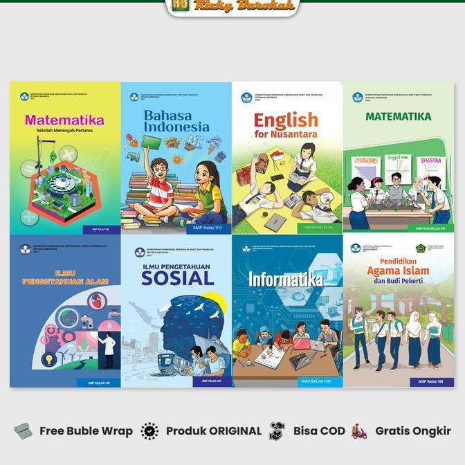 Termurah / Hot Sale Buku Pelajaran Smp Mts Kelas 8 Viii Kurikulum Merdeka - Buku Pelajaran Kemendikb