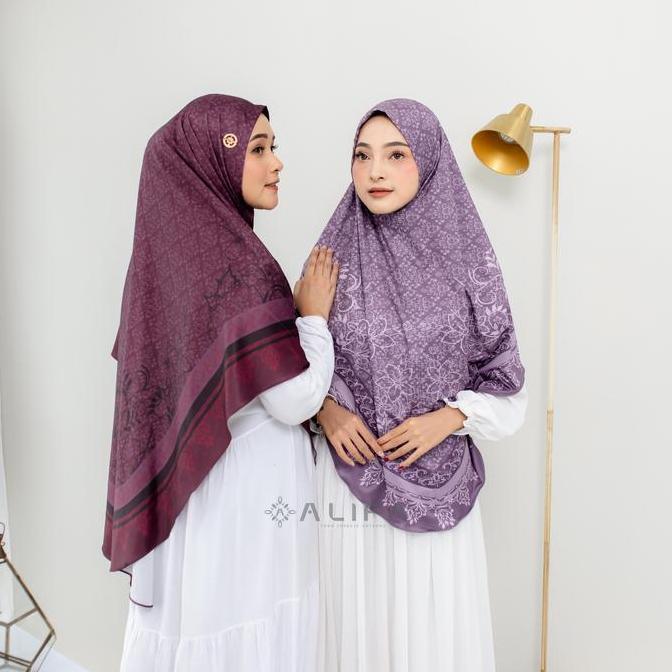 Hijab Instan Jumbo Sublim Motif Hazra Non Pet Hijab Instan Syari Hijab SyariBergoSyari bergo terbaru