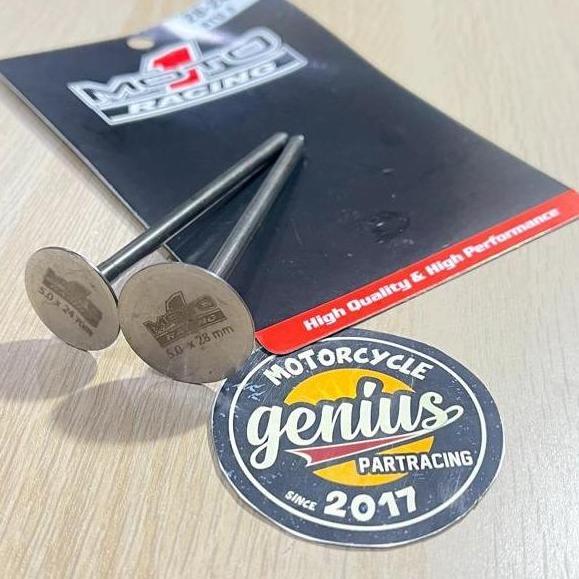 Klep Moto 1 - Payung Klep Racing 28-24 Batang 5 MM Original