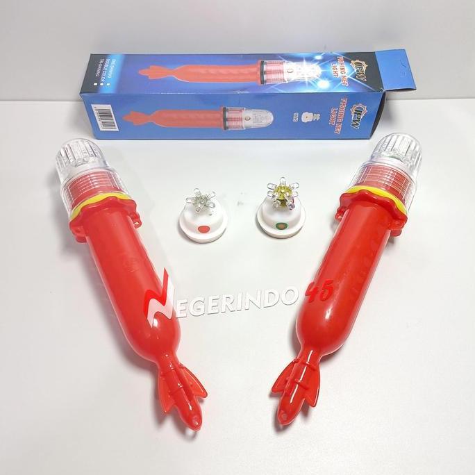 Lightflas- Torpedo Light Led / Lampu Torpedo / Lampu Klip Nelayan Warna Warni