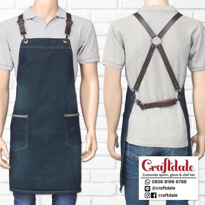 Wilwod- Apron Barista - Jeans Bladus