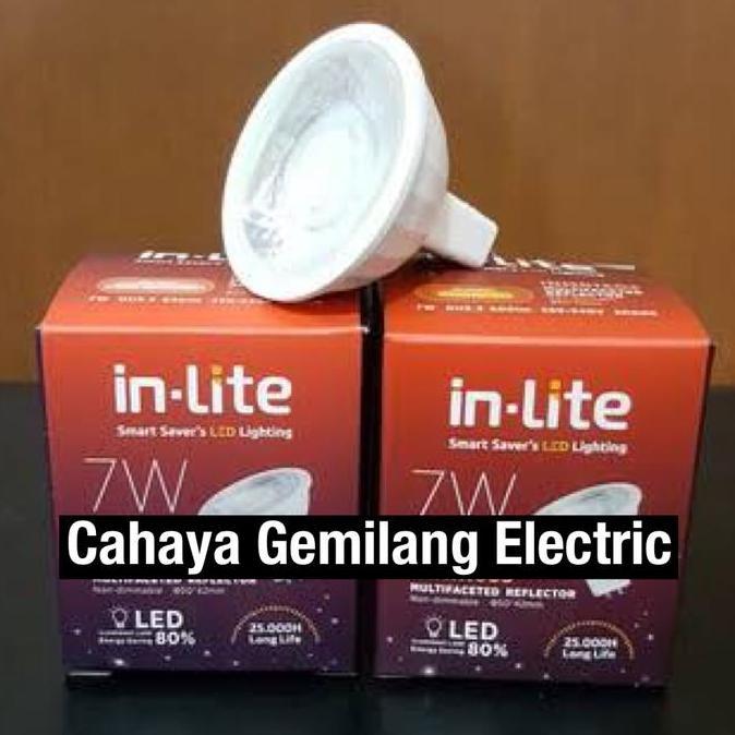 Lightflas- Lampu Mr16 Inlite 7W Mr 16 7Watt Inlite