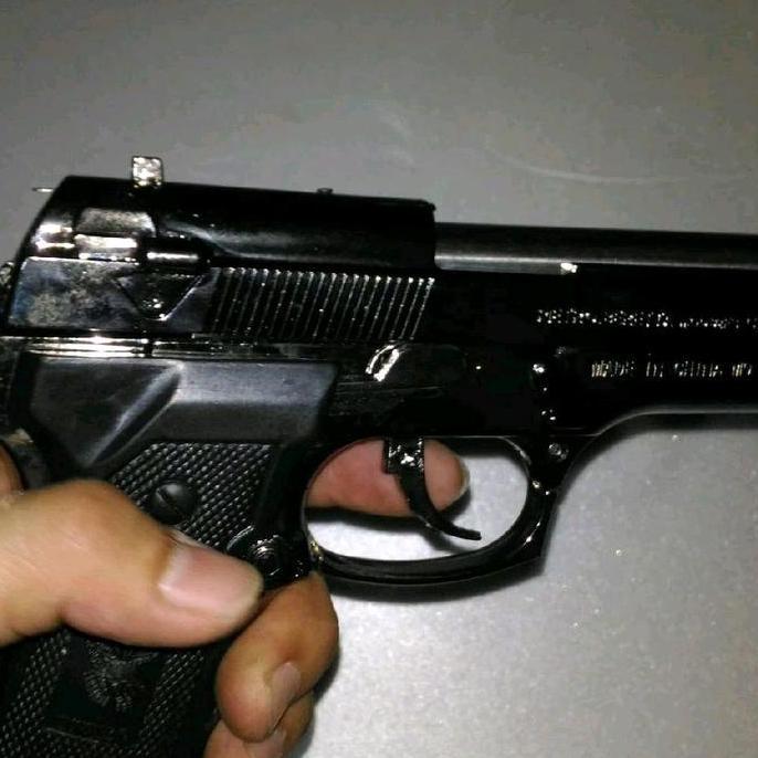 Wilwod- Korek Api Model Pistol Baretta Asli - Bagus - Murah