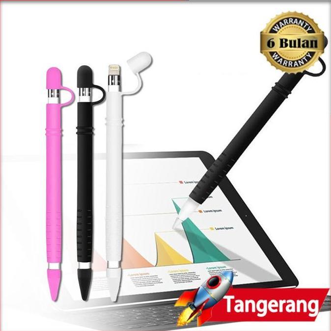 SMO Apple Pencil Sleeve Silicone Case Apple Pencil untuk Apple Pencil Generasi Pertama
