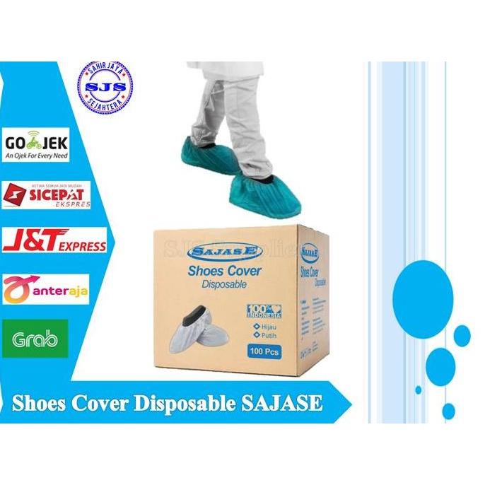 dtresmok55 - cover shoes medis hijau shoes cover medis shoes cover 1 box 1pcs