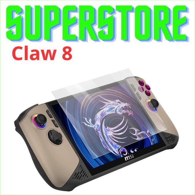 Tempered Glass for MSI Claw 8 ai+ Anti Gores Screen Protector Pelindung Layar MSI Claw A8