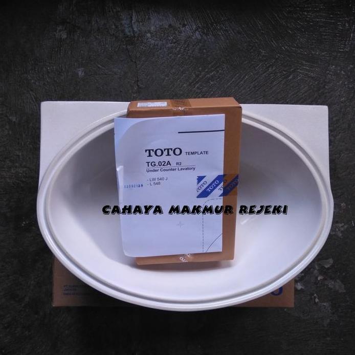 Ready stock Wastafel Toto L 548 / Wastafel Toto L548 (Body Only) Model Tanam