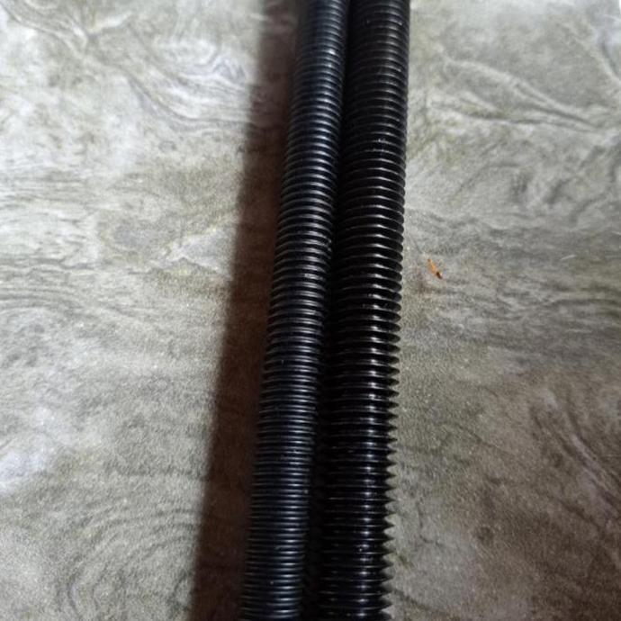 Ready as drat m10x1 meter baja hitam.long drat m10 8.8 baja.as drat m10 baja panjang 1 meter