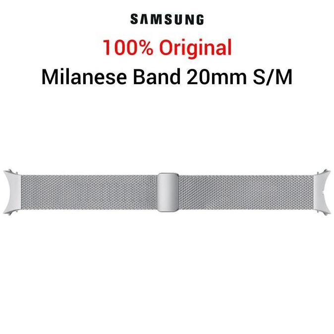 Samsung Galaxy Watch 4 5 6 20mm Original Strap Milanese Rantai Tali