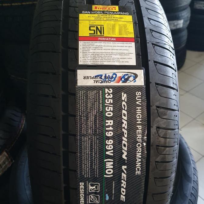 ban mobil pirelli 235 50 19 scorpion verde