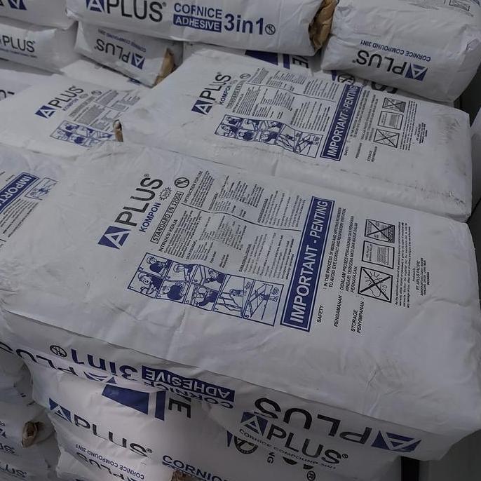 Ready Kompon Gypsum Aplus cornice / Kompon Gipsum Aplus CM Baja murah