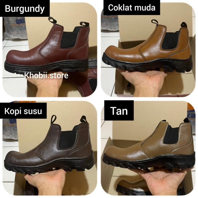 cuci gudang sepatu safety king boots pria sepatu proyek
