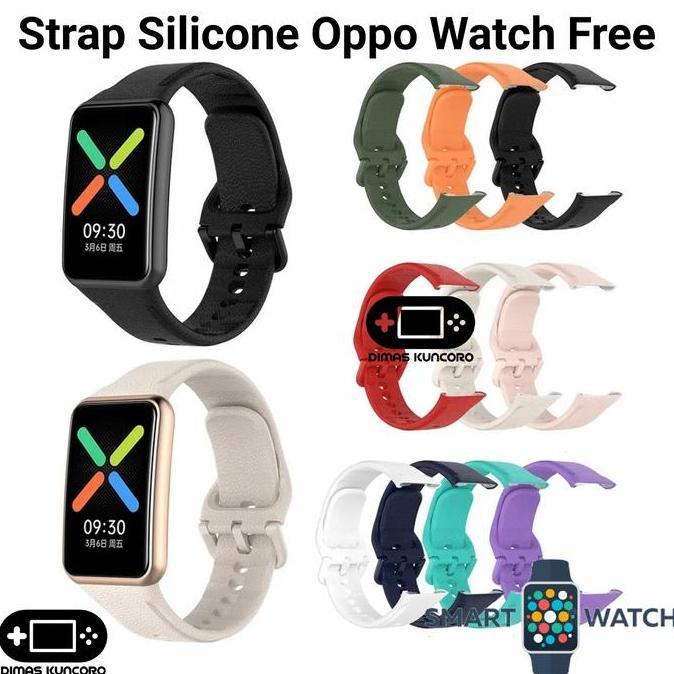Strap Silicone Oppo Watch Free silikon tali jam tangan smartwatch oppo watch free