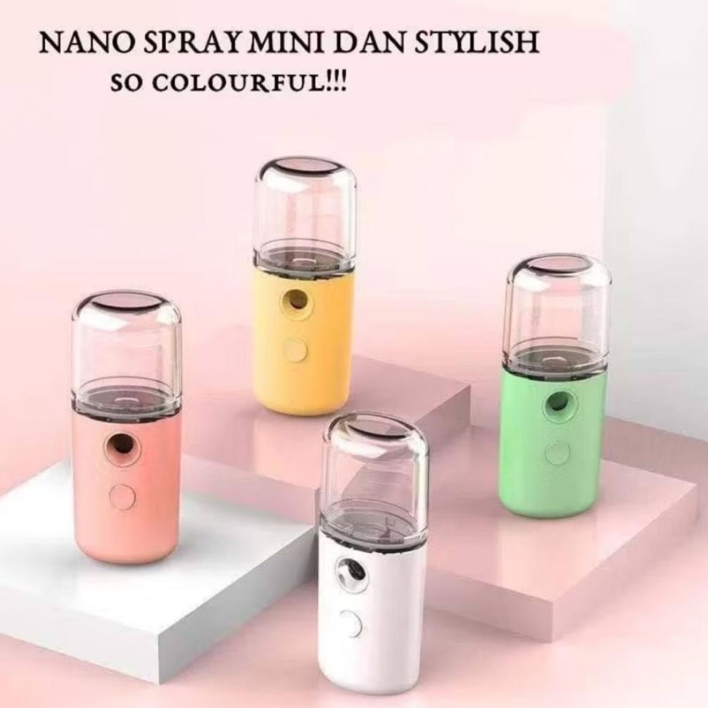 CUCI GUDANG Nano spray premium portable mist spray perawatan/pelembab wajah mini USB