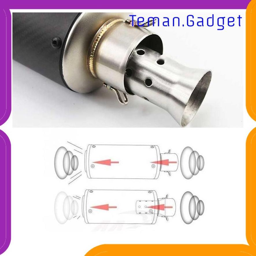 TERBARU TG-IB148 ESPEEDER PEREDAM KNALPOT MOTOR UNIVERSAL DB KILLER SILENCE 51MM-ES0105