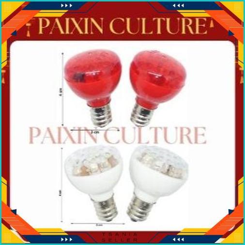 Bohlam lampu Sembahyang LED Lianhua Teratai Merah Putih E12