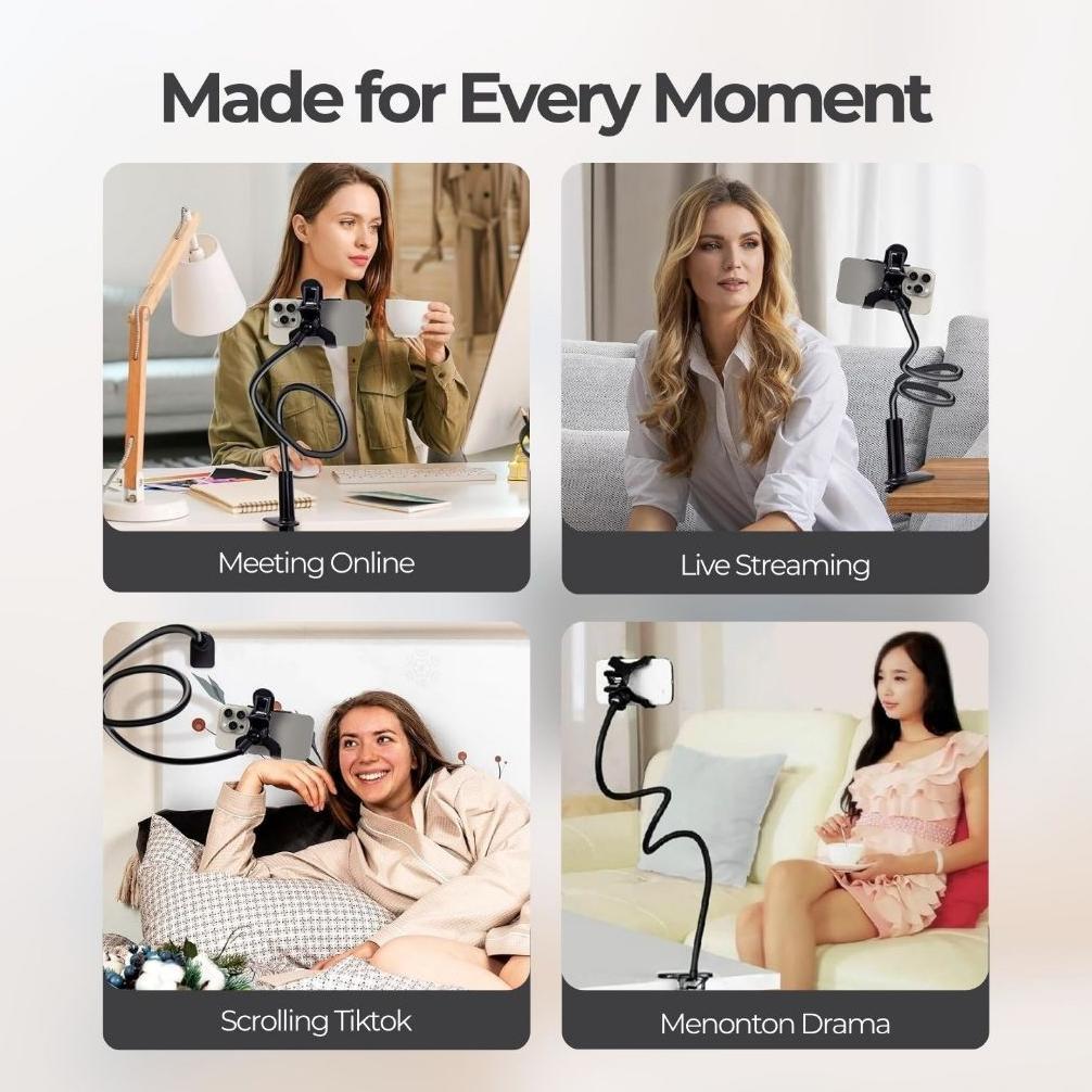 CUCI GUDANG Stand Holder HP Penyangga Penjepit Smartphone Tablet Monopod