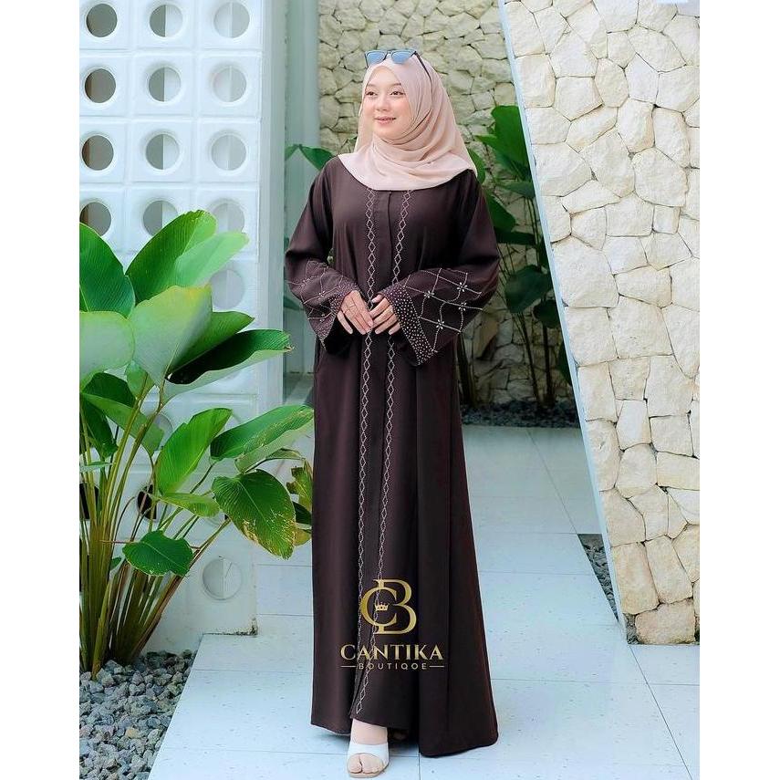 New Arrival, Cantika Boutique Store Gamis Abaya Naura Outher Abaya Terbaru Mewah Dan Elegan Cantika 