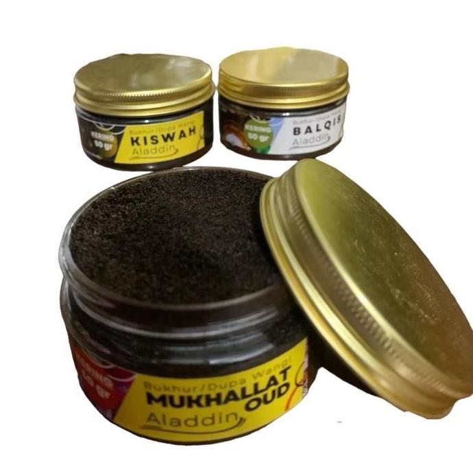 Dupa Bukhur Aladdin. Dupa Gaharu, Basah, Kering