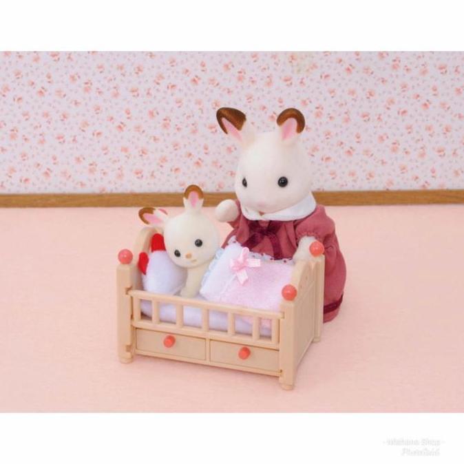 Mainan Boneka Sylvanian Families Baby Crib Ranjang Baby Sylvanian 4462