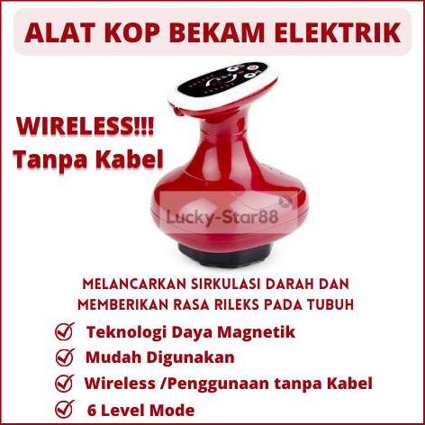 Capslock- Alat Kop Bekam Kerokan Elektrik Fisioterapi Scraping Kop Angin Kerok