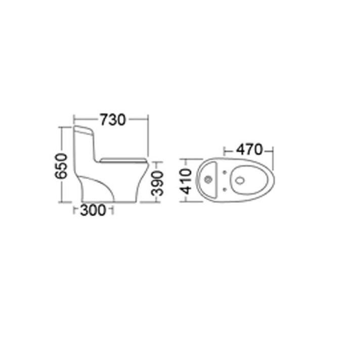 Spesial Closet Oulu A865N / Oulu A 865 N Kobe Warna Putih