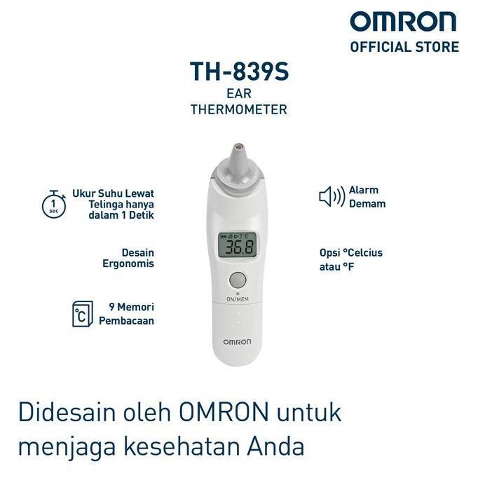 Capslock- Omron Th-839S Thermometer Telinga Digital Infrared