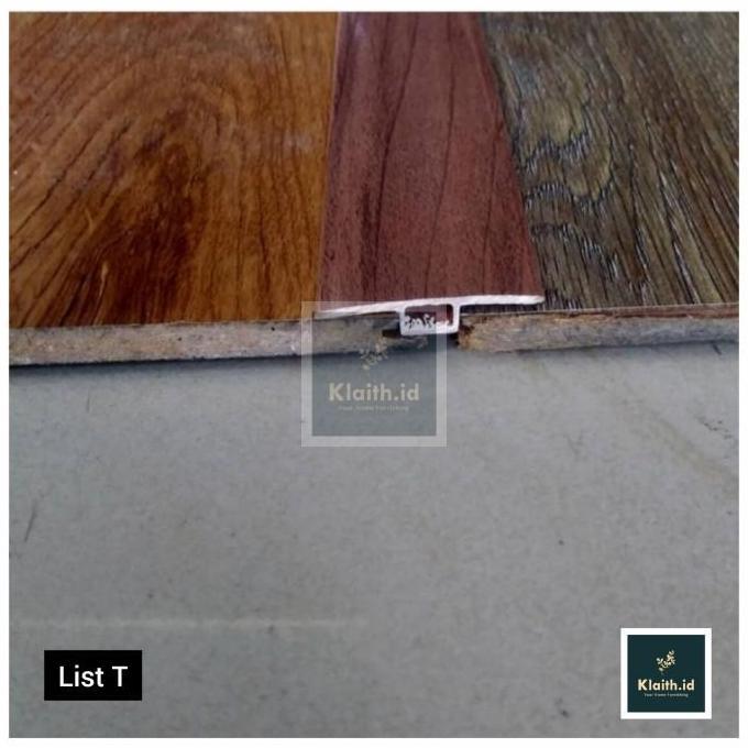 list lantai, lis lantai vinyl, list lantai parkit, List L, adaptasi