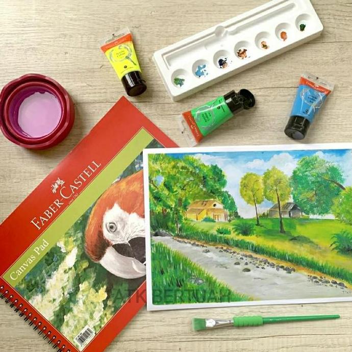 FABER CASTELL CANVAS PAD BUKU GAMBAR LUKIS SKETSA KODE 590