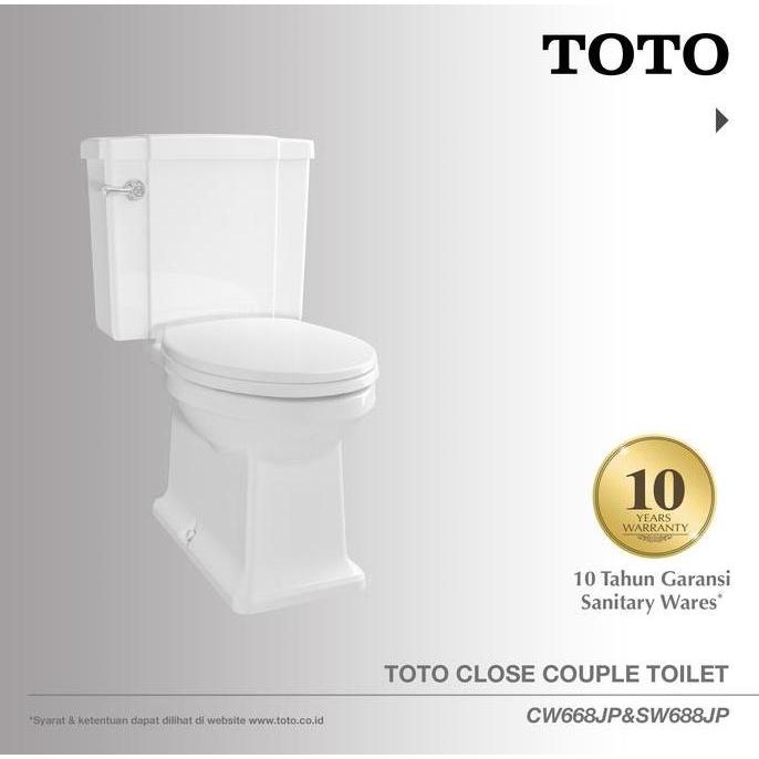 Miliki Toto Closet Cw668J/Sw668J | Closet Duduk - Kloset - Kloset Duduk