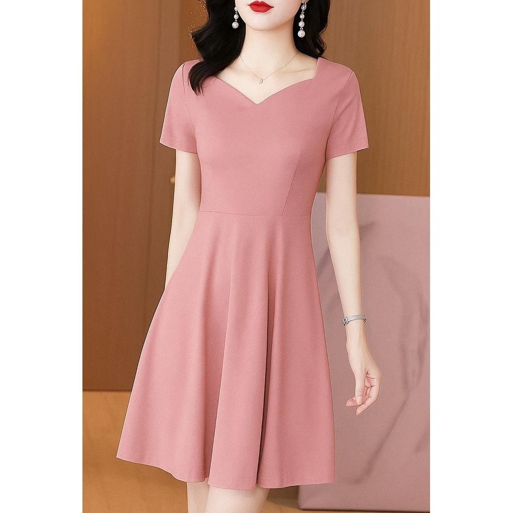 Big Sale Calista Dress Pesta Kondangan Scuba Premium Flare