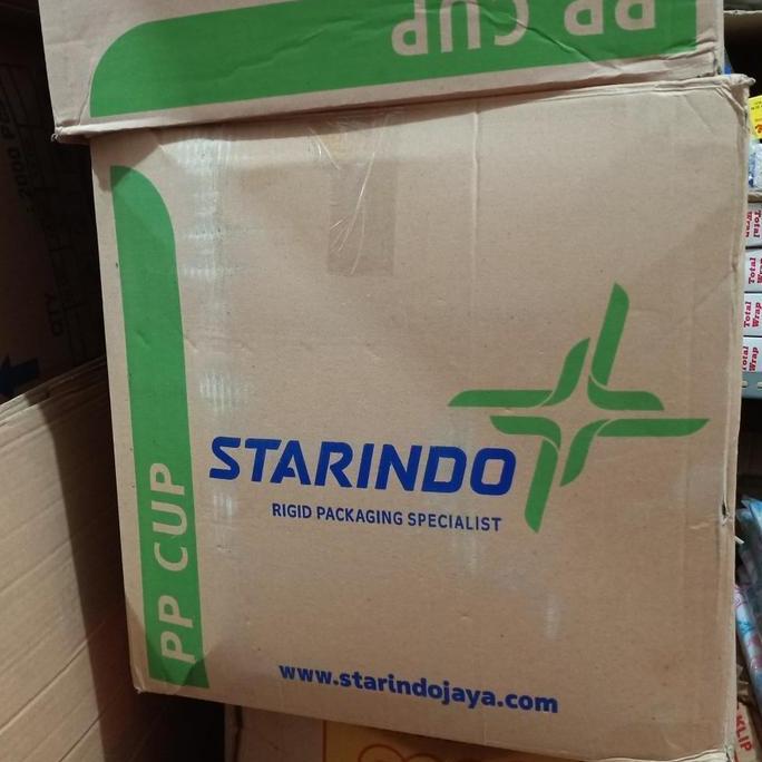 Memento- Gelas Starindo 12Oz 14Oz 16Oz 1Roll Isi 50Cup (7Gram/Cup) Bahan Tebal