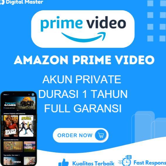 READY Amazon Prime Video 1 Tahun 6 Bulan Private Anti Error - High Quality Akun Legal Full Garansi