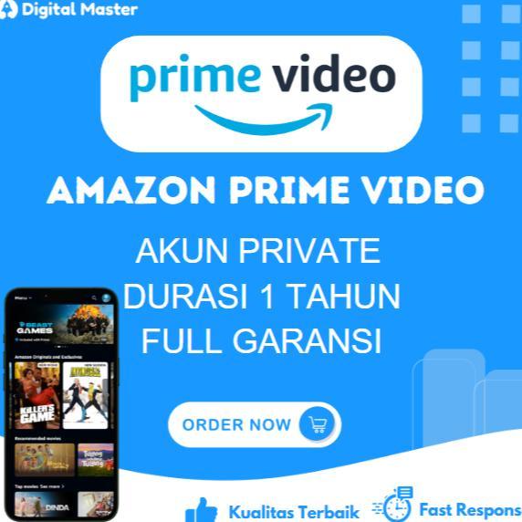 READY Amazon Prime Video 1 Tahun Resmi Anti Error - High Quality Akun Legal Full Garansi