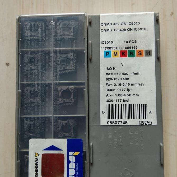 Insert CNMG 12 04 08 IC5010 merk Iscar baru murah