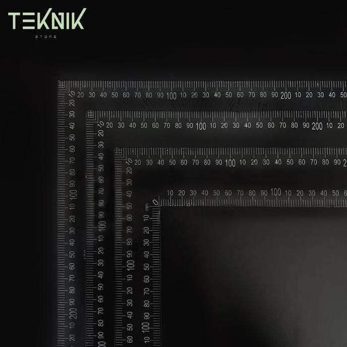 Coretan- Penggaris Siku L Besi Panjang 40 Cm X 60 Cm Penggaris Siku Meter