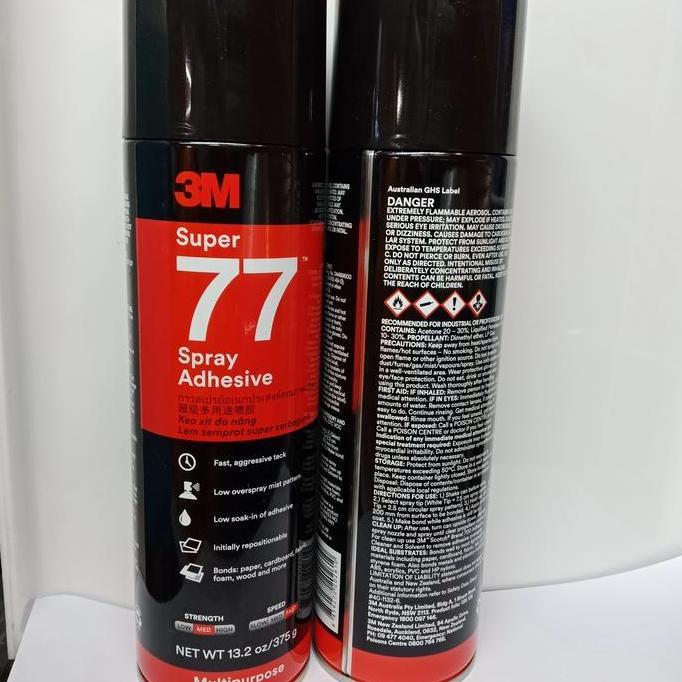 Ready stock Lem 3M super 77 multipurpose spray adhesive/super 77 3M