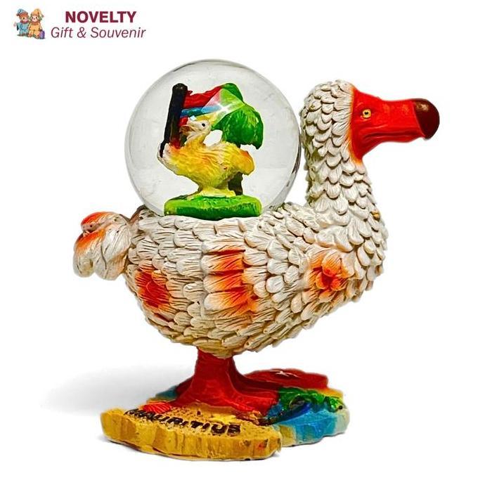 Souvenir pajangan snow globe snow ball Mauritius oleh oleh negara Afrika Timur