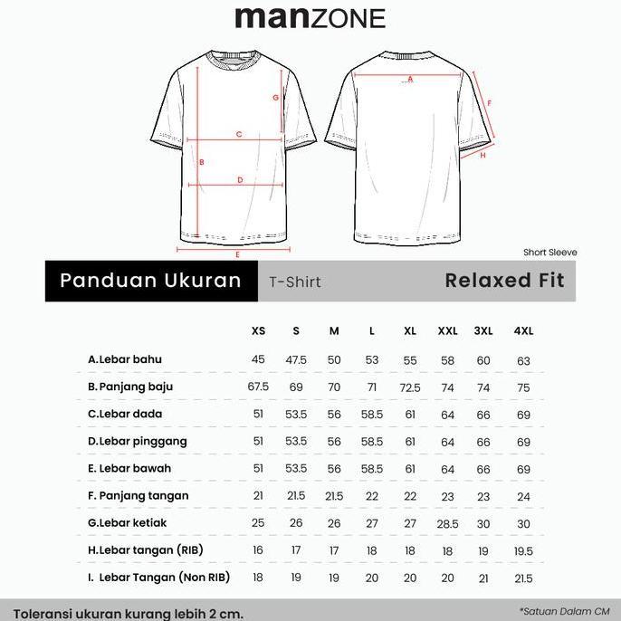 MANZONE - Kaos Lengan Pendek Pria Rising Relaxed Fit - Grey Original
