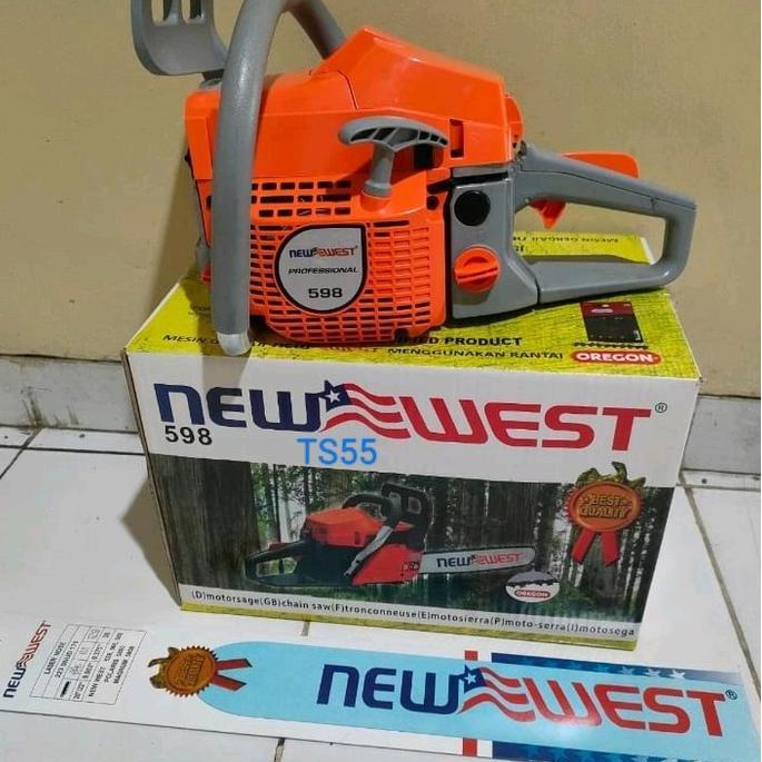 New West 598 Mesin Senso Chainsaw New West 598 Bar Laser Baja 22inchi