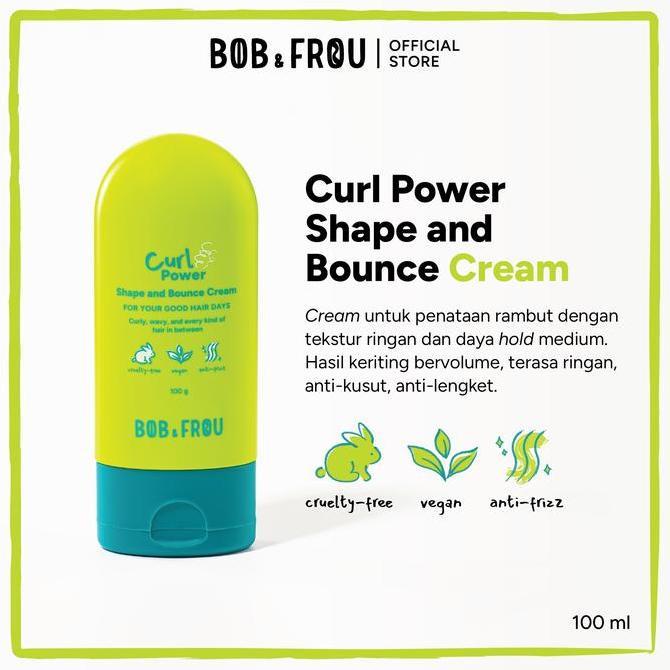 BOB & FROU - Curl Power Shape And Bounce Cream - 100g - Curl Cream