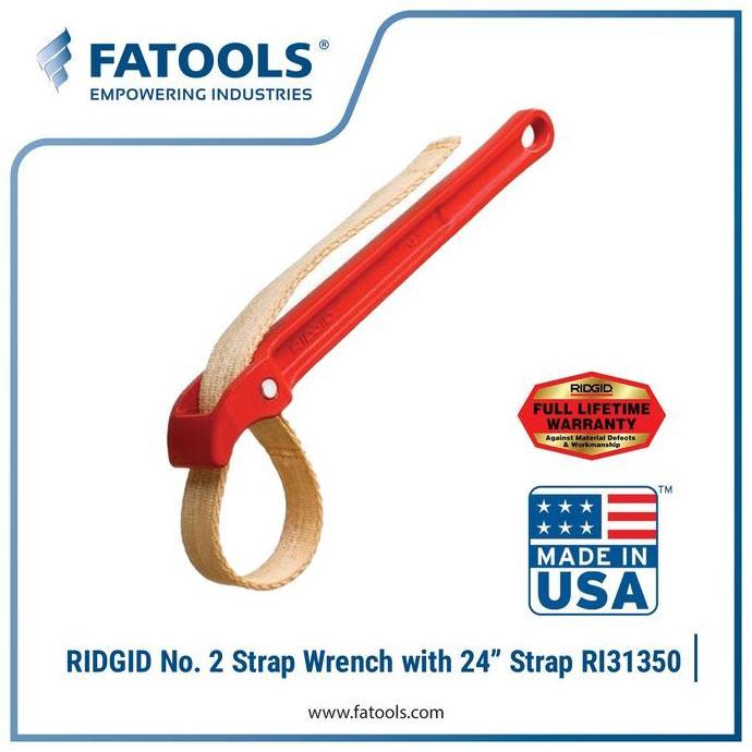RIDGID 31350 No. 2 Strap Wrench with 24" Strap