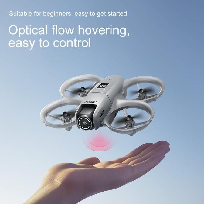 [Drone D16 Mini] 4K Motor Bushless 8K HD AerialProfesional dengan Kacamata VR HelikopterOptical Flow