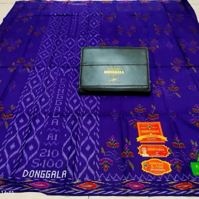 Termurah / Hot Sale Sarung Donggala Full Sutra Motif Kembang Wajid Mewah Muslim Dewasa Pria Santri T