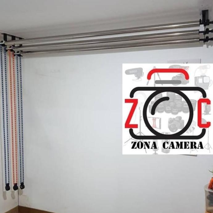 Xxct- Expander Kit 6 Set Komplit With Bar Background Stand Backdrop Tiang