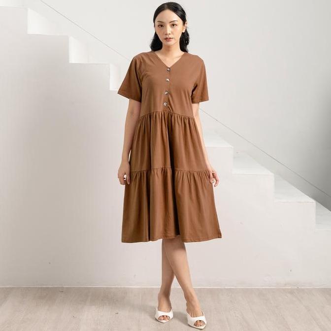 Ftx- Forever Sweet Daster Rampel Kayla Series Busui Cantik Katun Nyaman Wanita Dress Tidur Bumil Piy