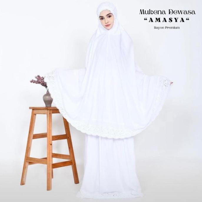 Miliki Mukena Khadijah Rayon Premium Tutup Dagu"