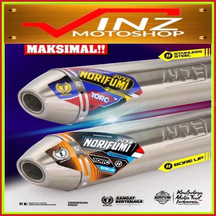 Knalpot Norifumi Torc Standar Klx Dt 150 Bf Crf 150 Wr 155 Original